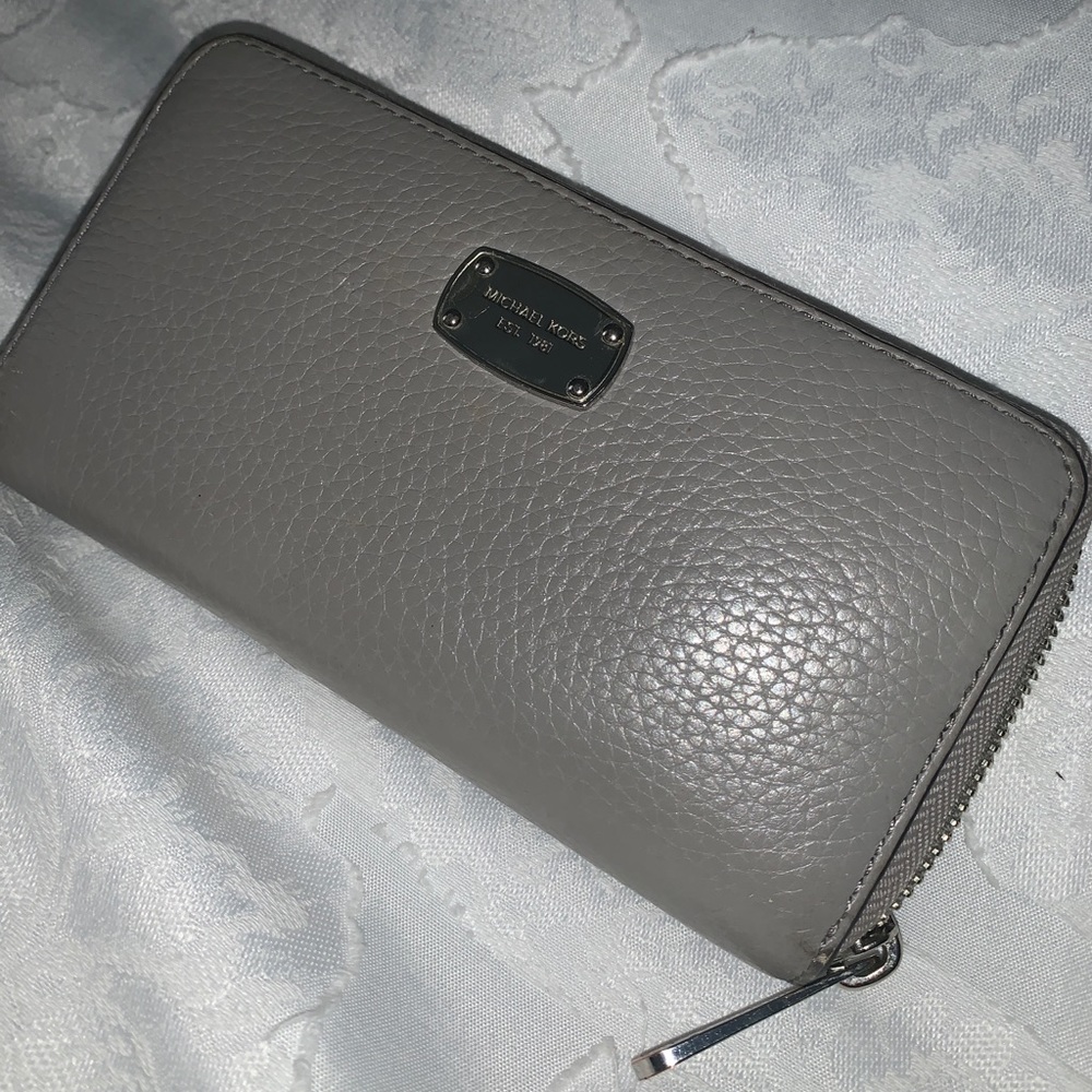 Gray Michael Kors Wallet